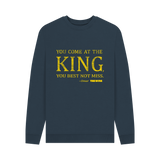 Navy Blue Printed Sweater