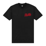 Pepsi Cola Vintage Bike Print Black T-Shirt