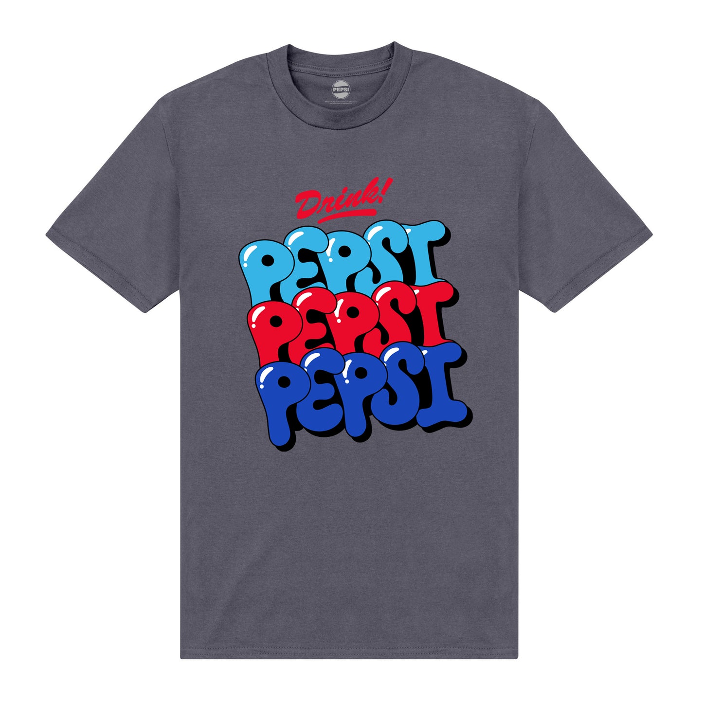 Drink Pepsi Charcoal Grey T-Shirt