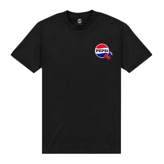 Cherry Pepsi Black T-Shirt