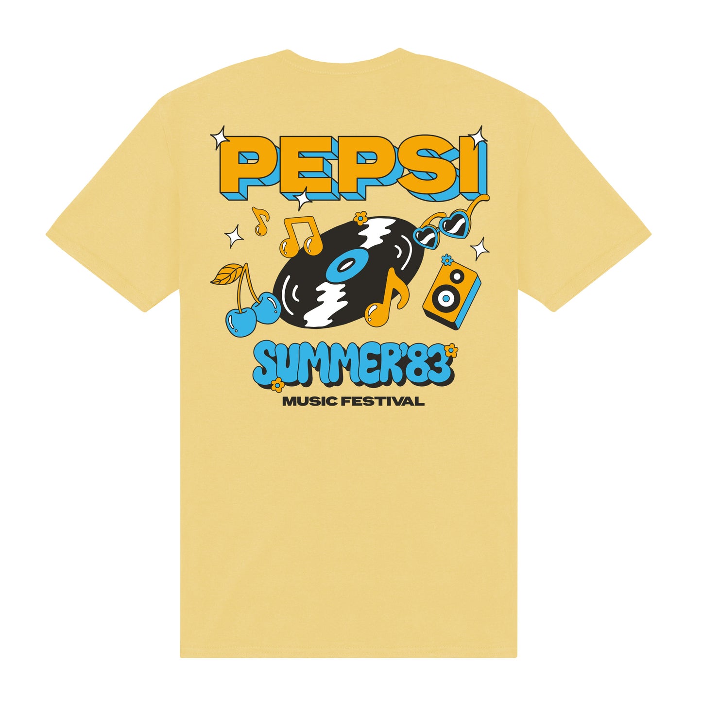 Pepsi Summer '83 Yellow T-Shirt