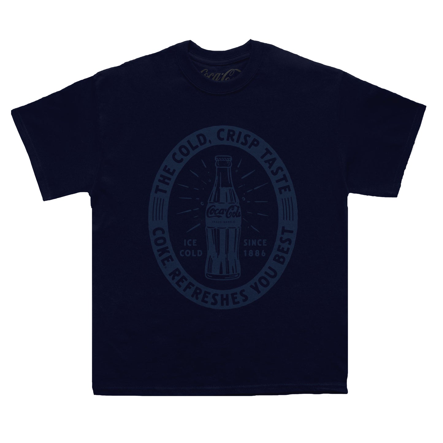 Coca Cola Oval Navy T-Shirt