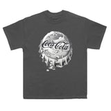 Coca Cola Bottle Cap Charcoal T-Shirt