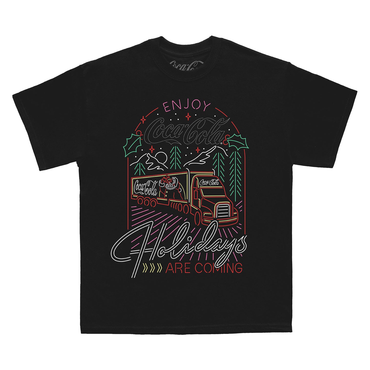 Coca Cola Holidays Black T-Shirt