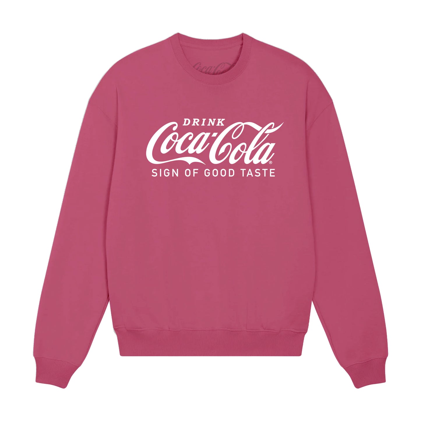 Coca Cola Logo Pink Sweatshirt