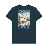 Denim Blue Printed T-shirt Back