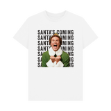 White Printed T-shirt Front