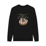Black Printed Sweater