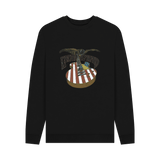 Black Printed Sweater