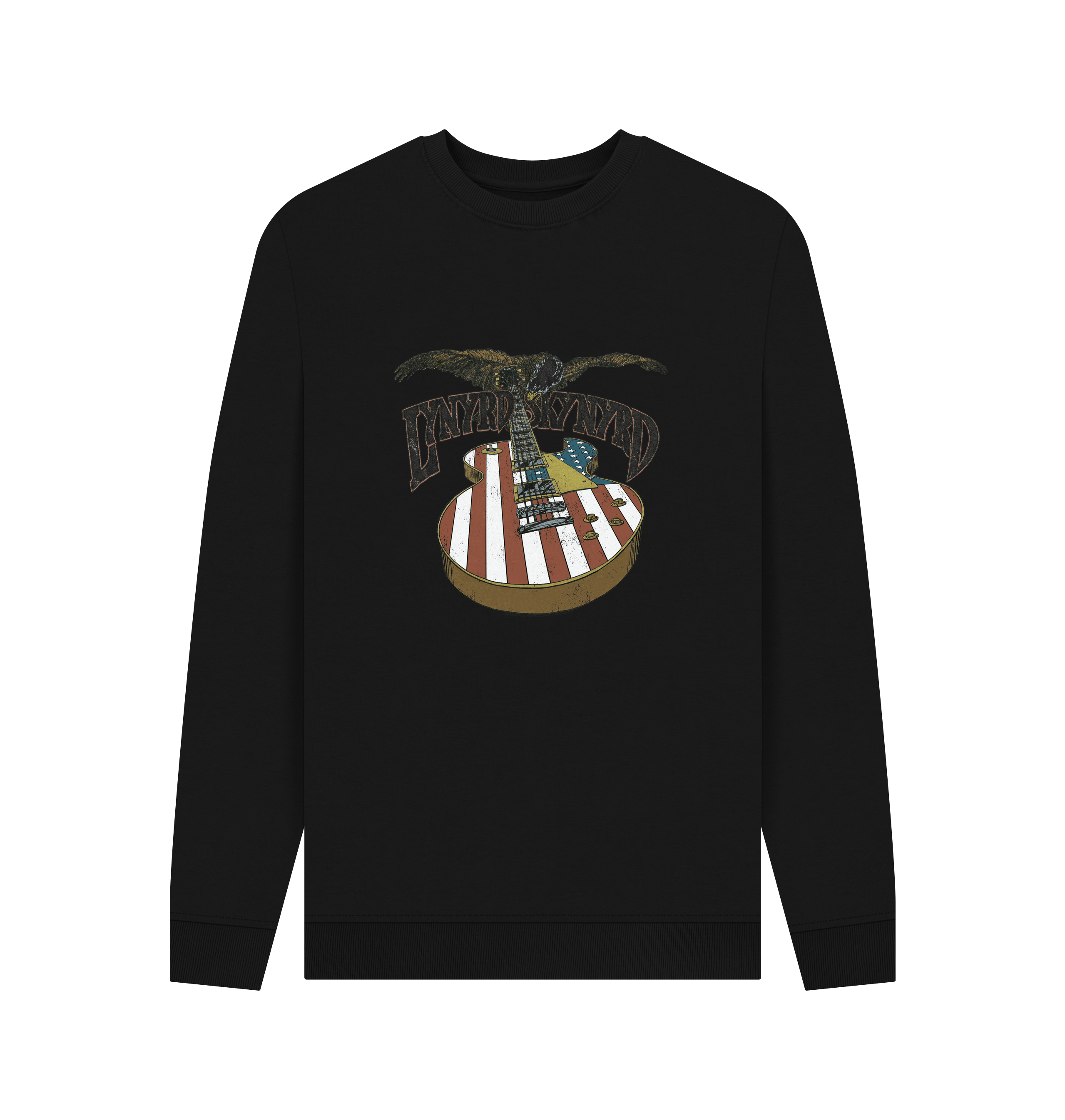 Black Printed Sweater