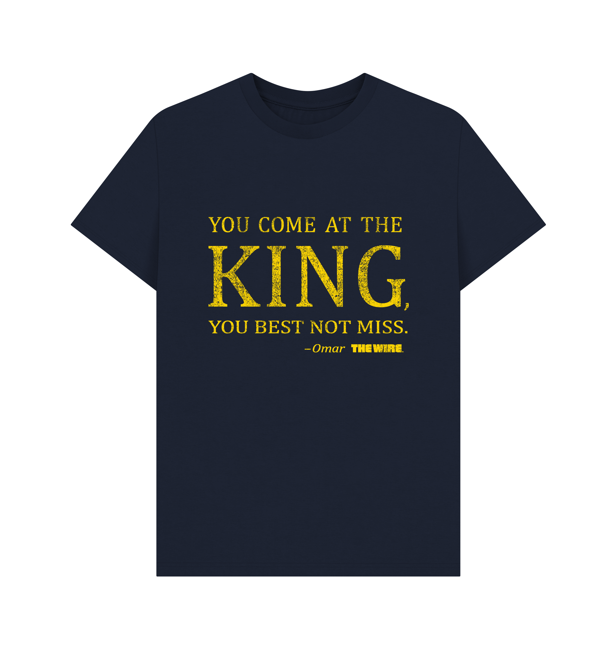 Navy Blue Printed T-shirt
