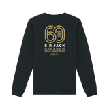 Black Printed Sweater Back