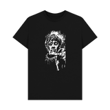 Black Printed T-shirt Front
