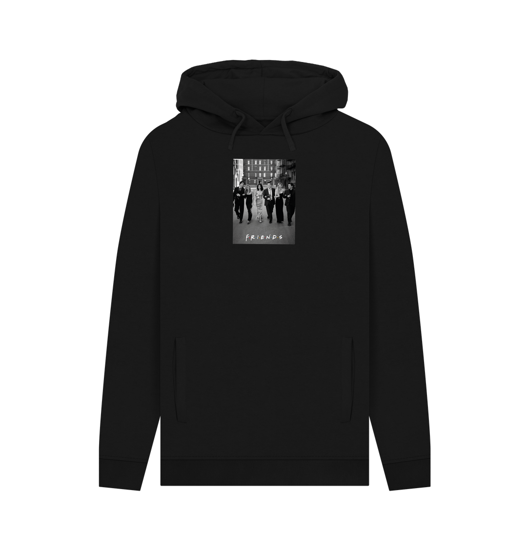 Black Printed Hoody