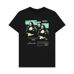 Black Printed T-shirt Front