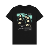 Black Printed T-shirt Front