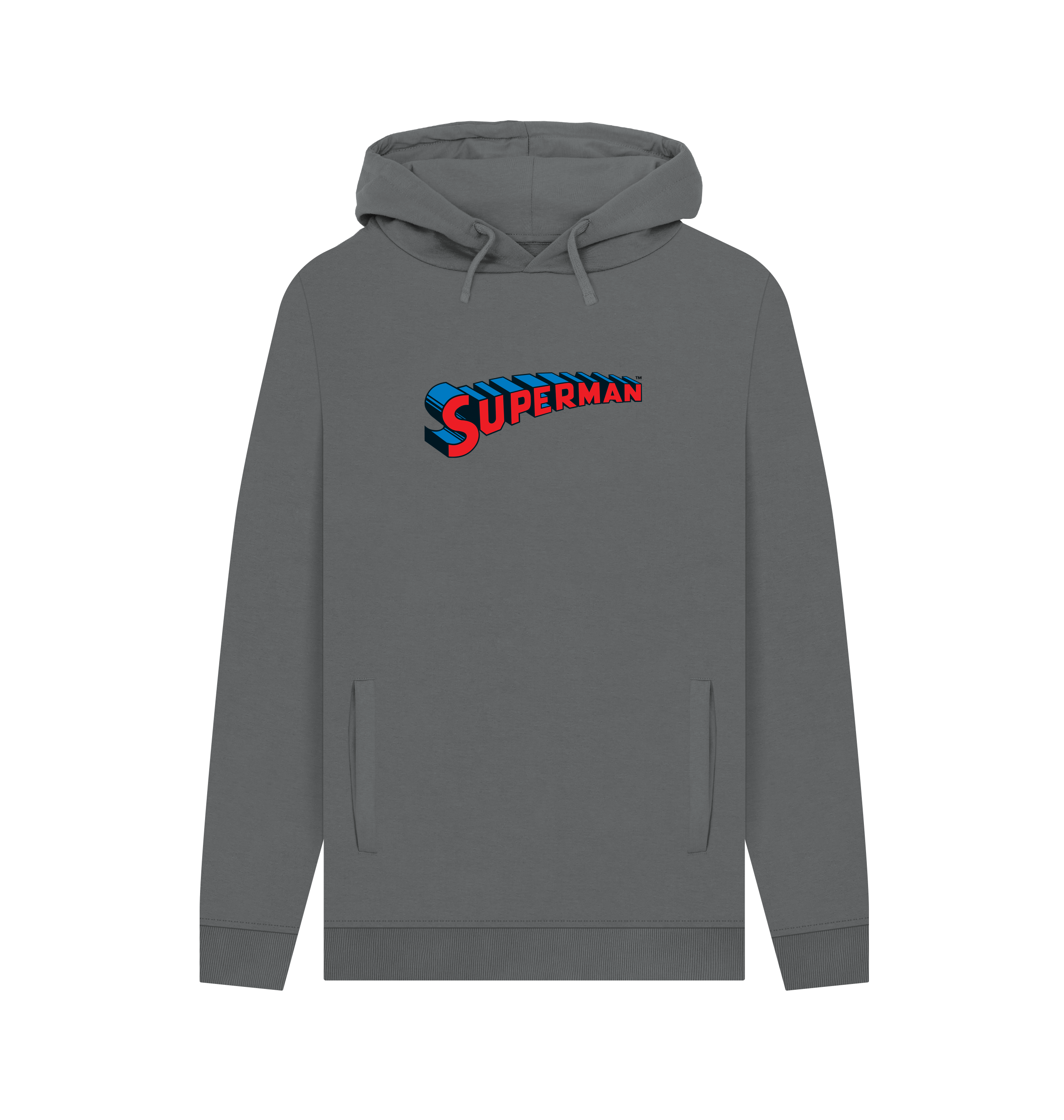 Slate Grey Printed Hoody Front