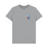 Athletic Grey Printed T-shirt Front