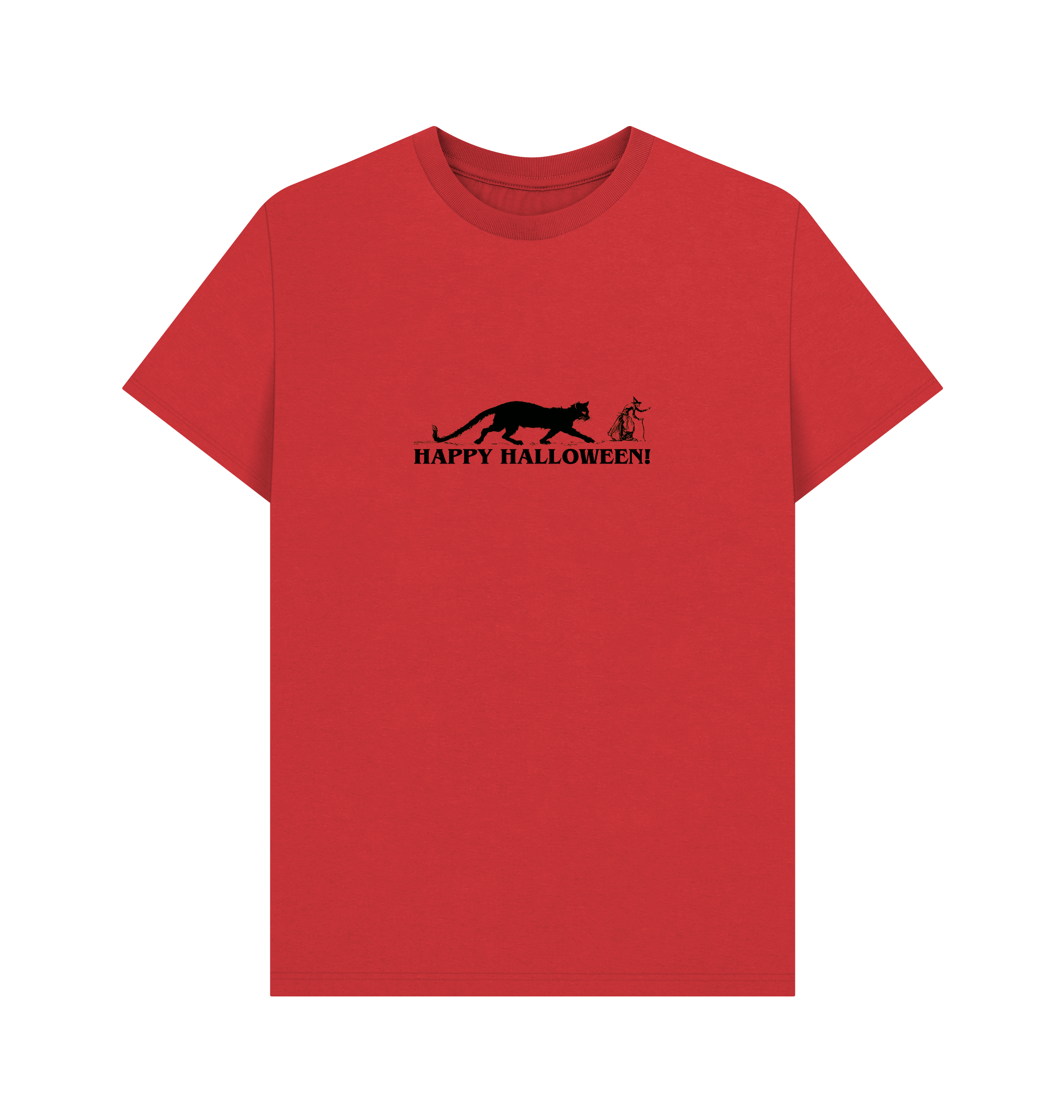 Red Printed T-shirt Front