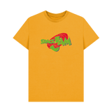 Mustard Printed T-shirt Front