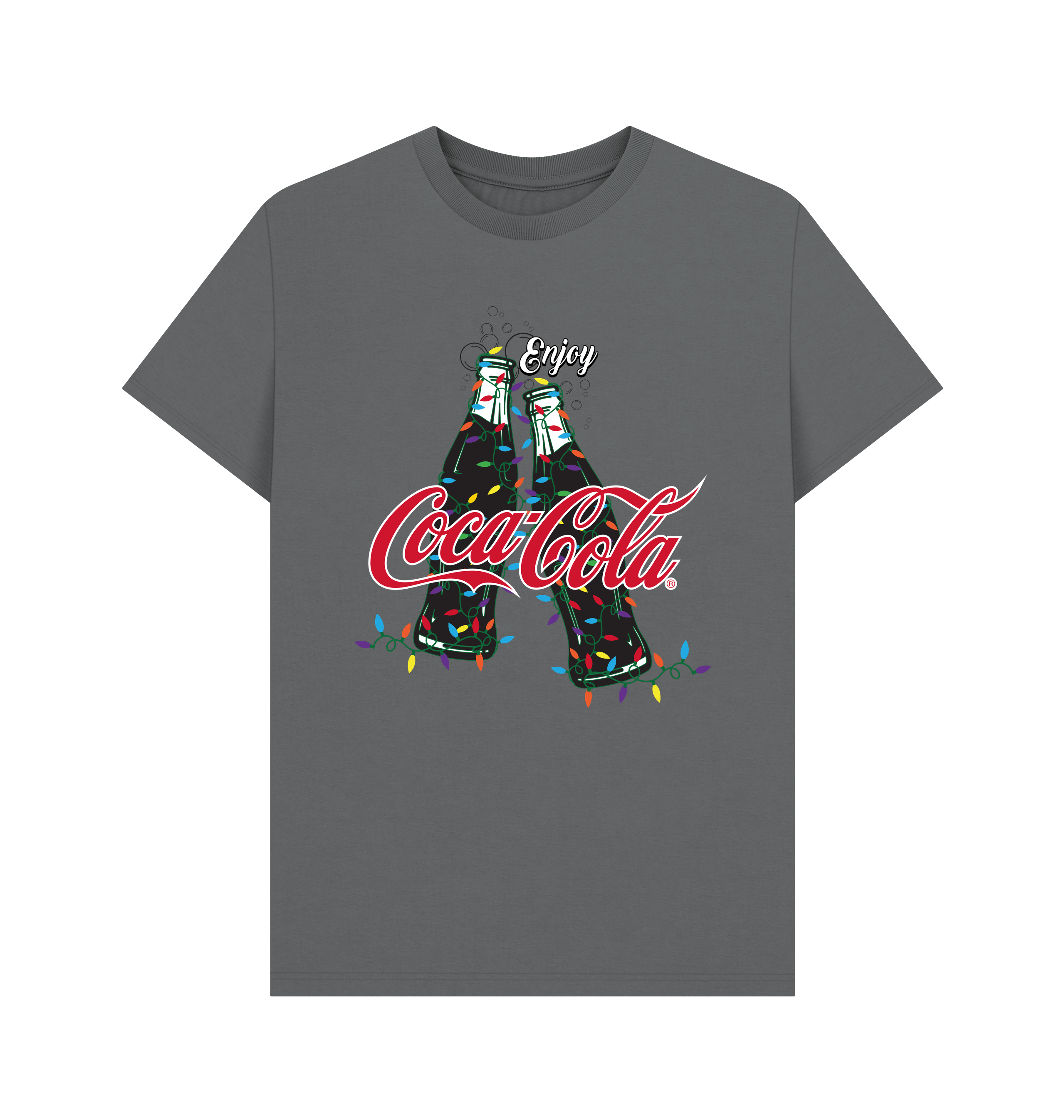 Slate Grey Printed T-shirt
