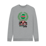 Light Heather Printed Sweater Front