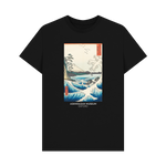 Black Printed T-shirt Front