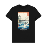Black Printed T-shirt Front