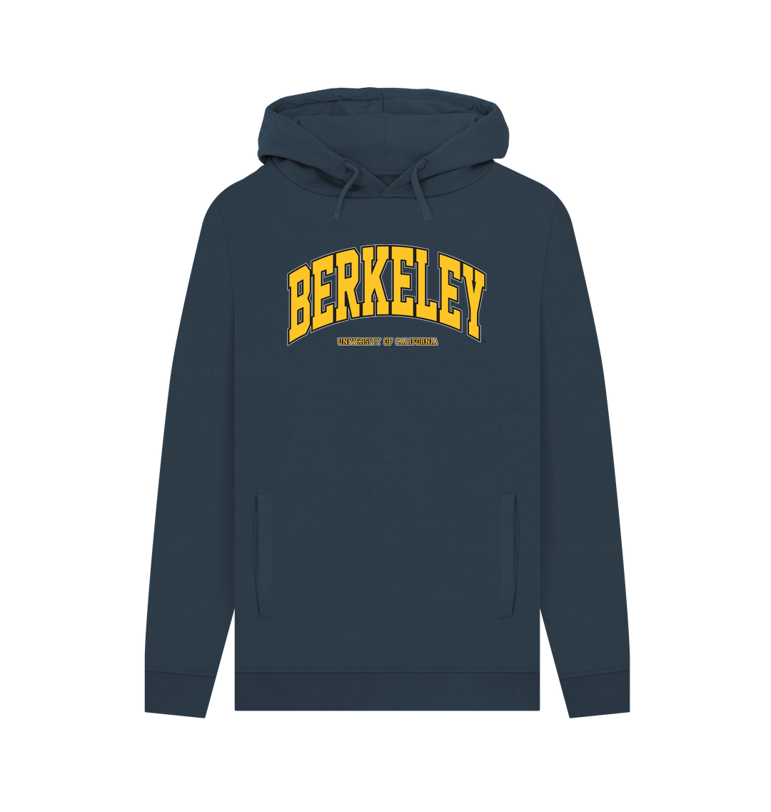 Navy Printed Hoody Front