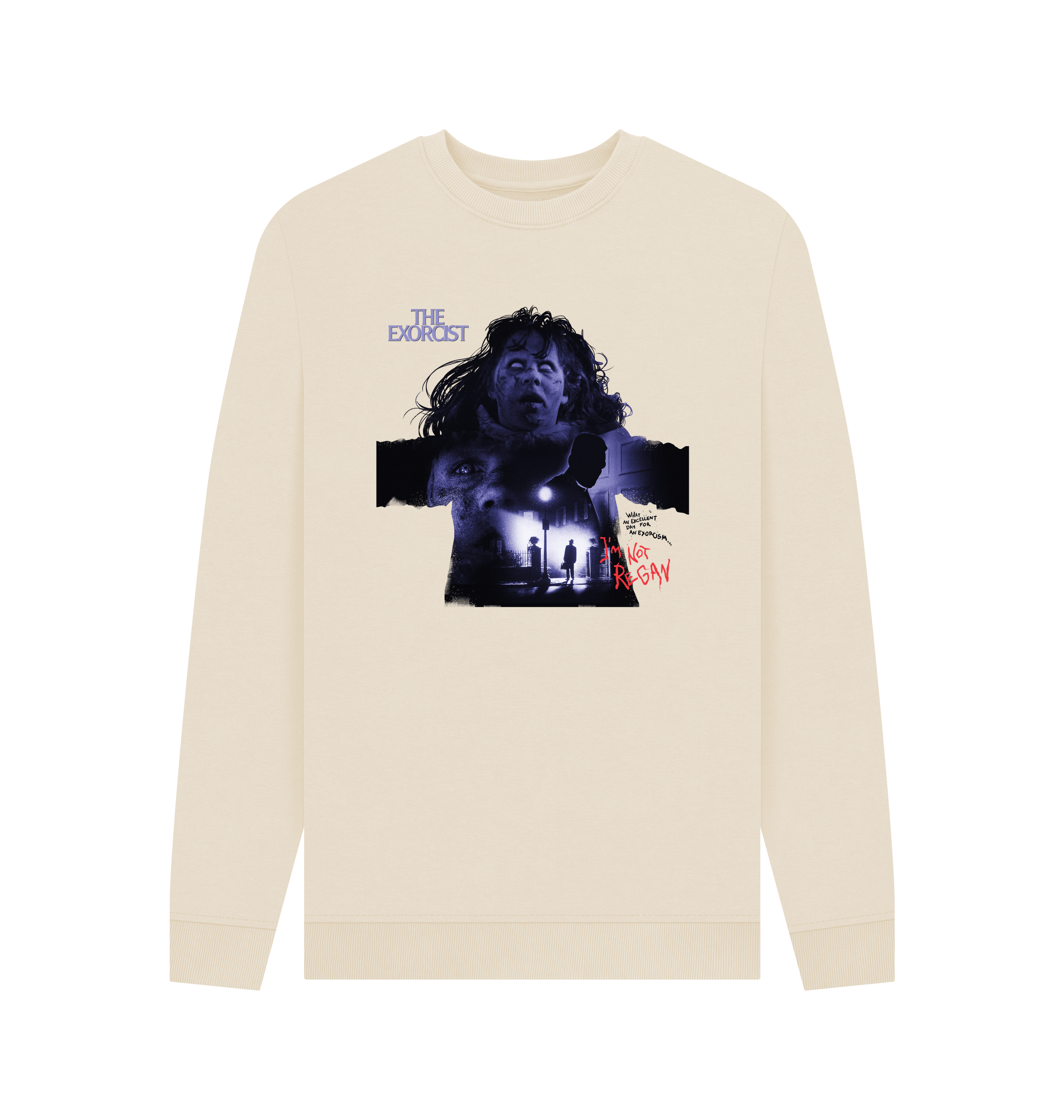 Oat Printed Sweater Front