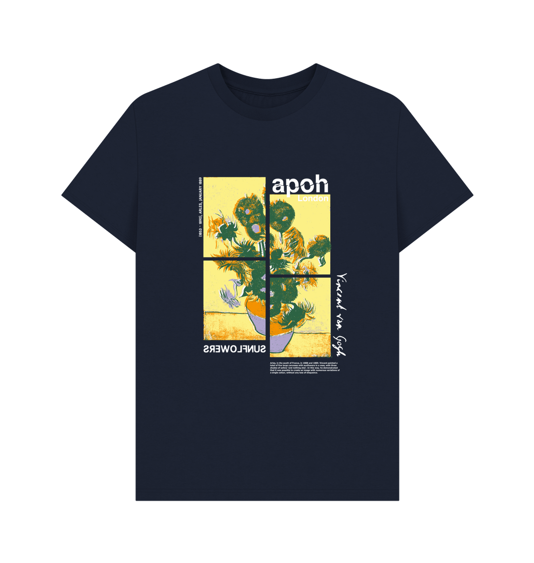 Navy Blue Printed T-shirt