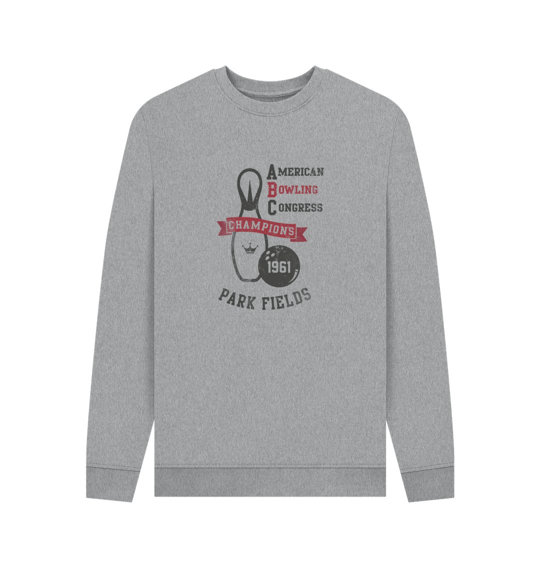 Light Heather Printed Sweater Front