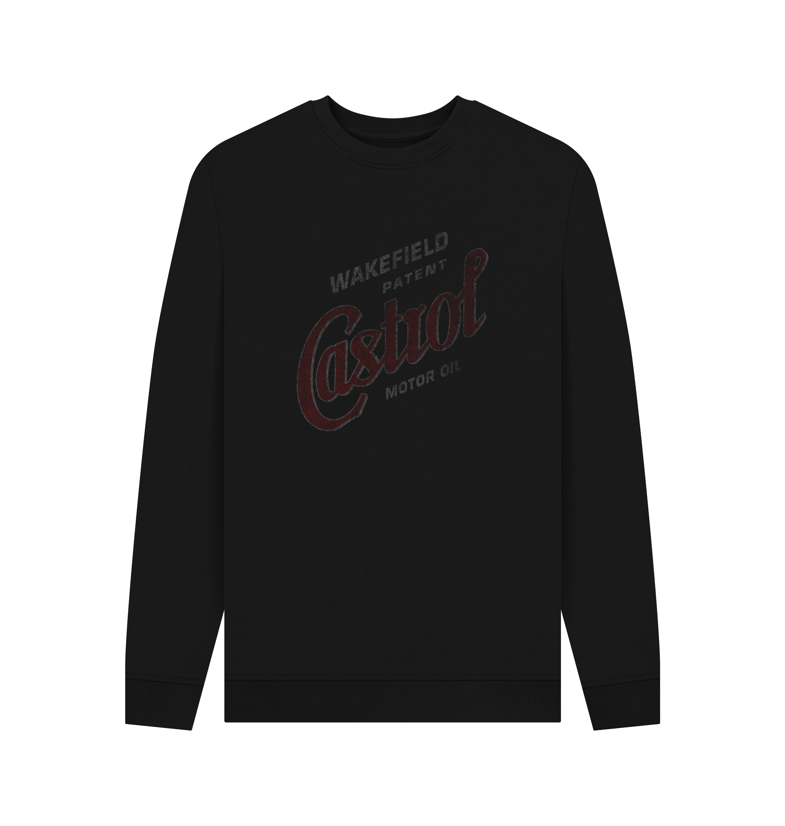 Black Printed Sweater