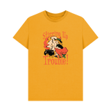 Mustard Printed T-shirt Front