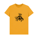 Mustard Printed T-shirt