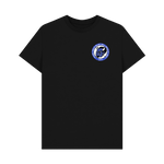 Black Printed T-shirt Front