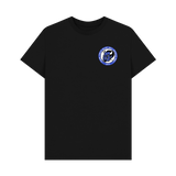 Black Printed T-shirt Front