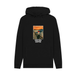 Black Printed Hoody Front