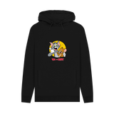 Black Printed Hoody