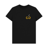 Black Printed T-shirt Front