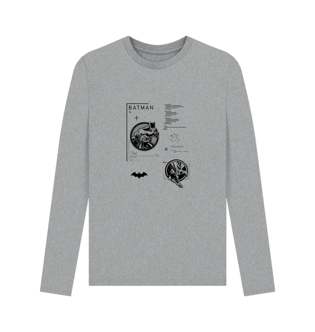 Athletic Grey Printed Long Sleeve T Shirt
