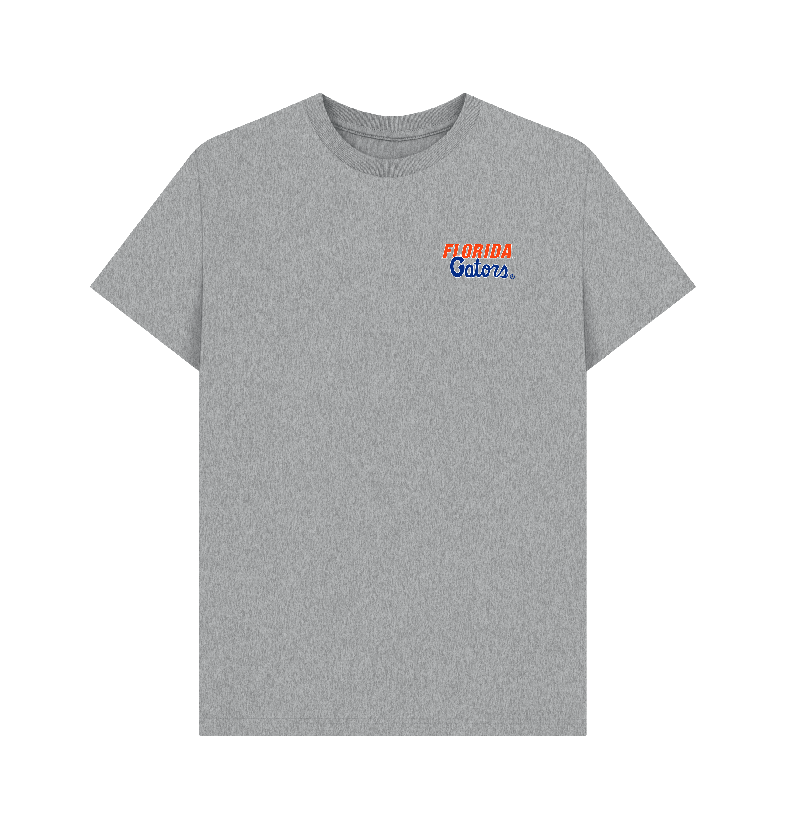 Athletic Grey Printed T-shirt Front