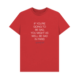 Red Printed T-shirt Front