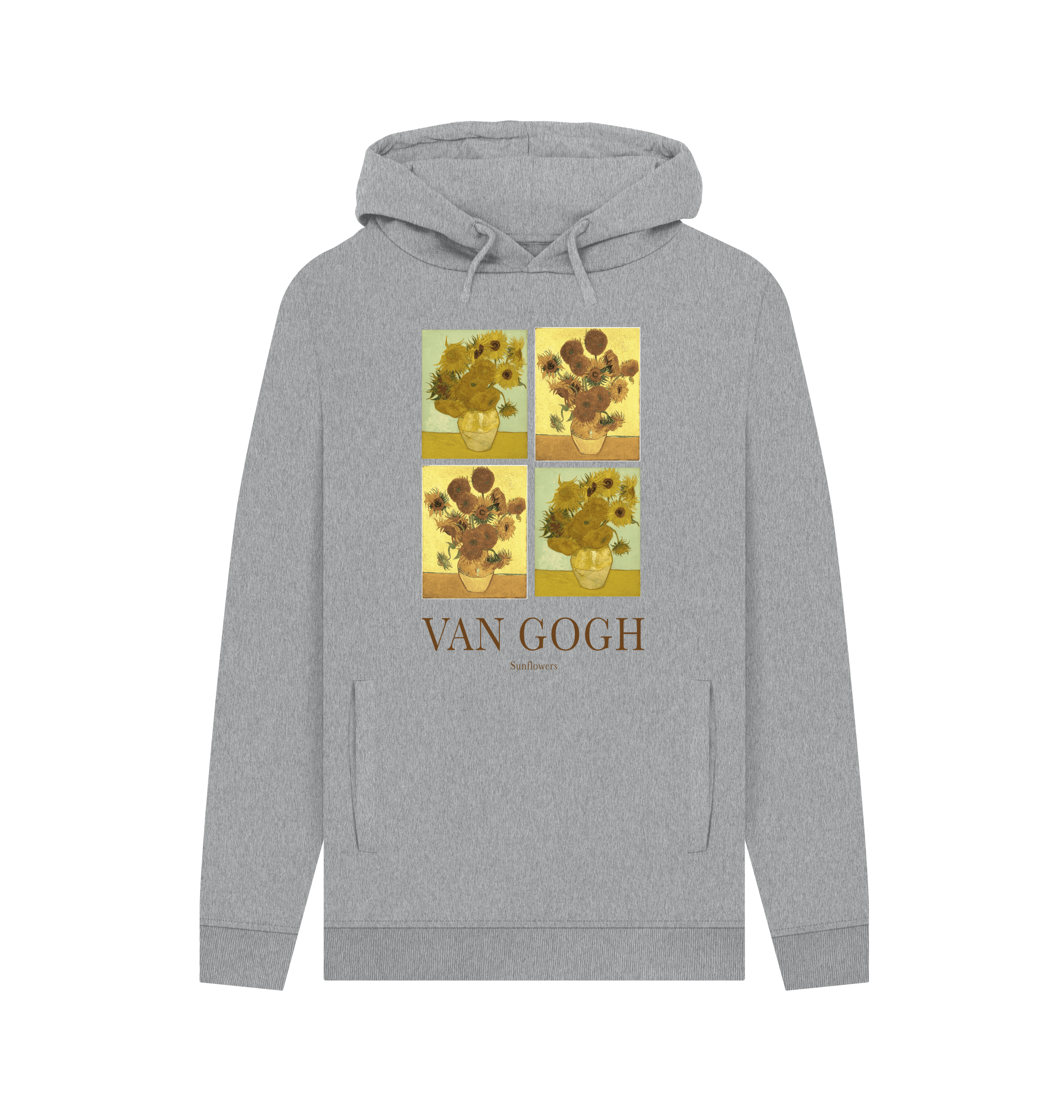 Light Heather Printed Hoody Front