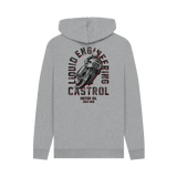 Light Heather Printed Hoody Back