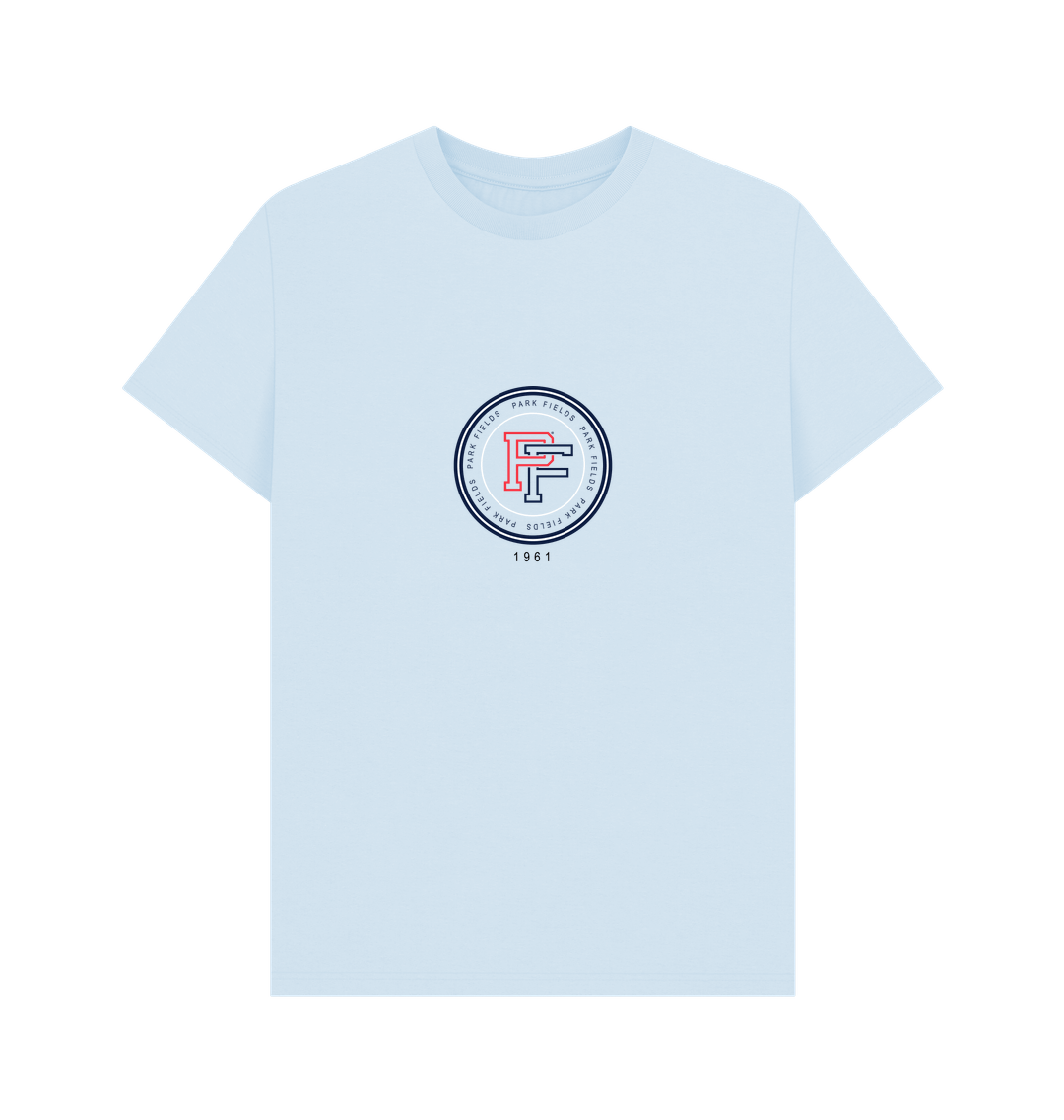 Sky Blue Printed T-shirt