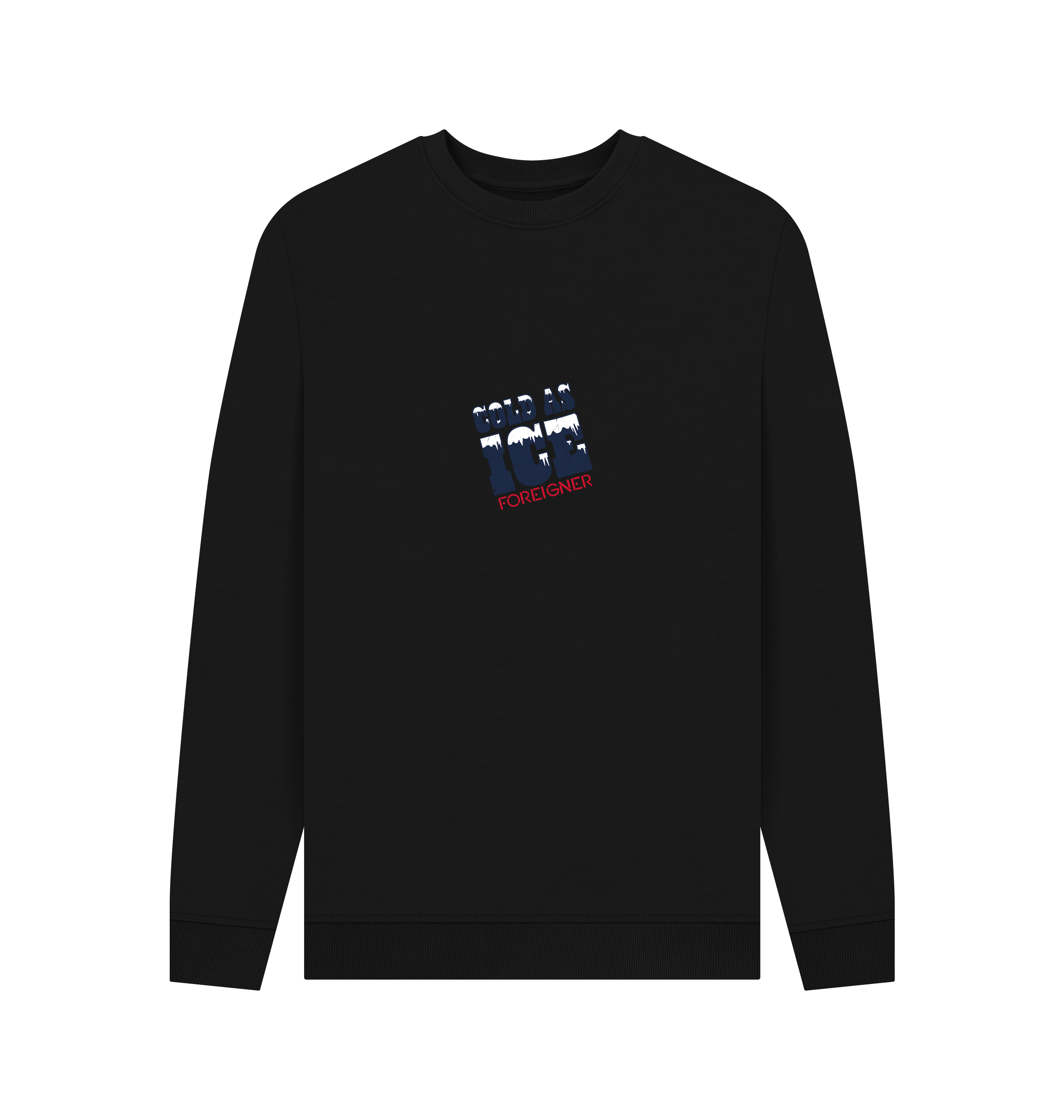 Black Printed Sweater