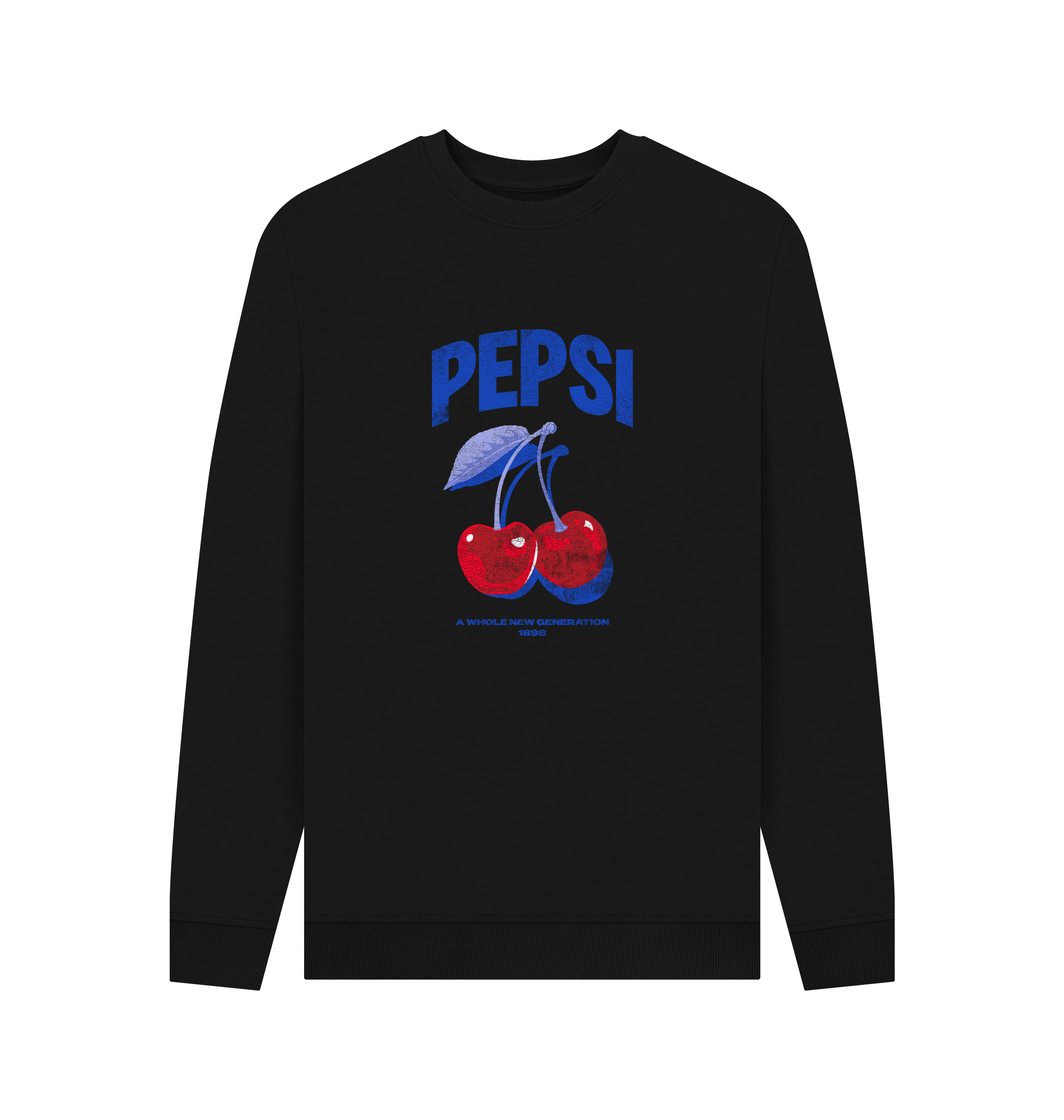 Black Printed Sweater