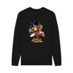 Black Printed Sweater