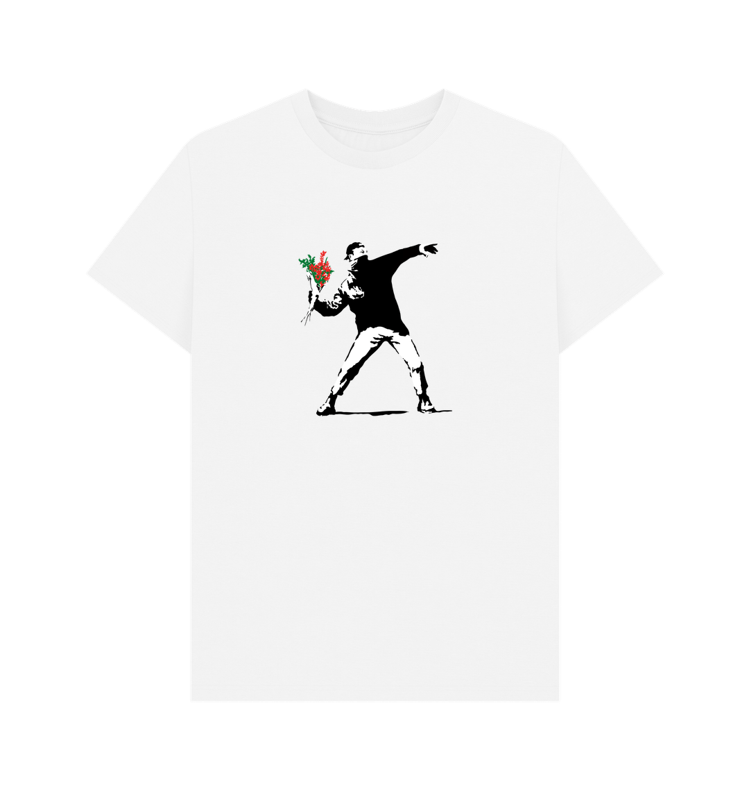 White Printed T-shirt Front